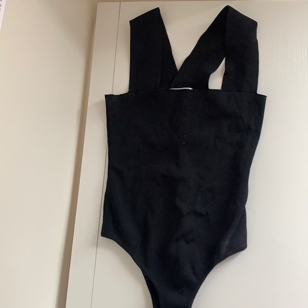 LF Seek the Label Bandage black bodysuit